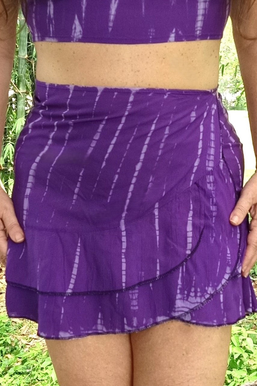 Purple Passion Wrap Skirt