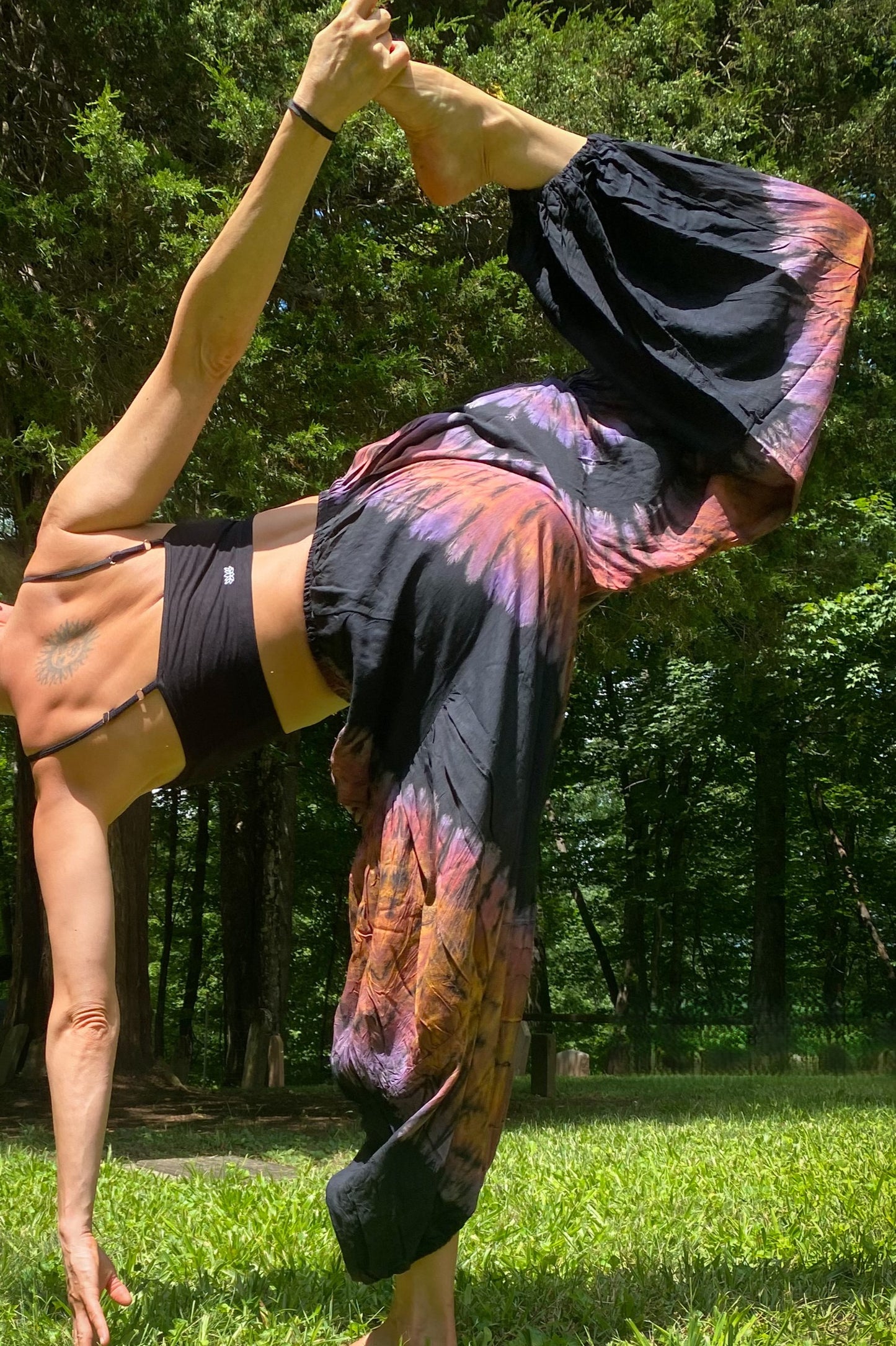 Purple Swirl Harem Pants