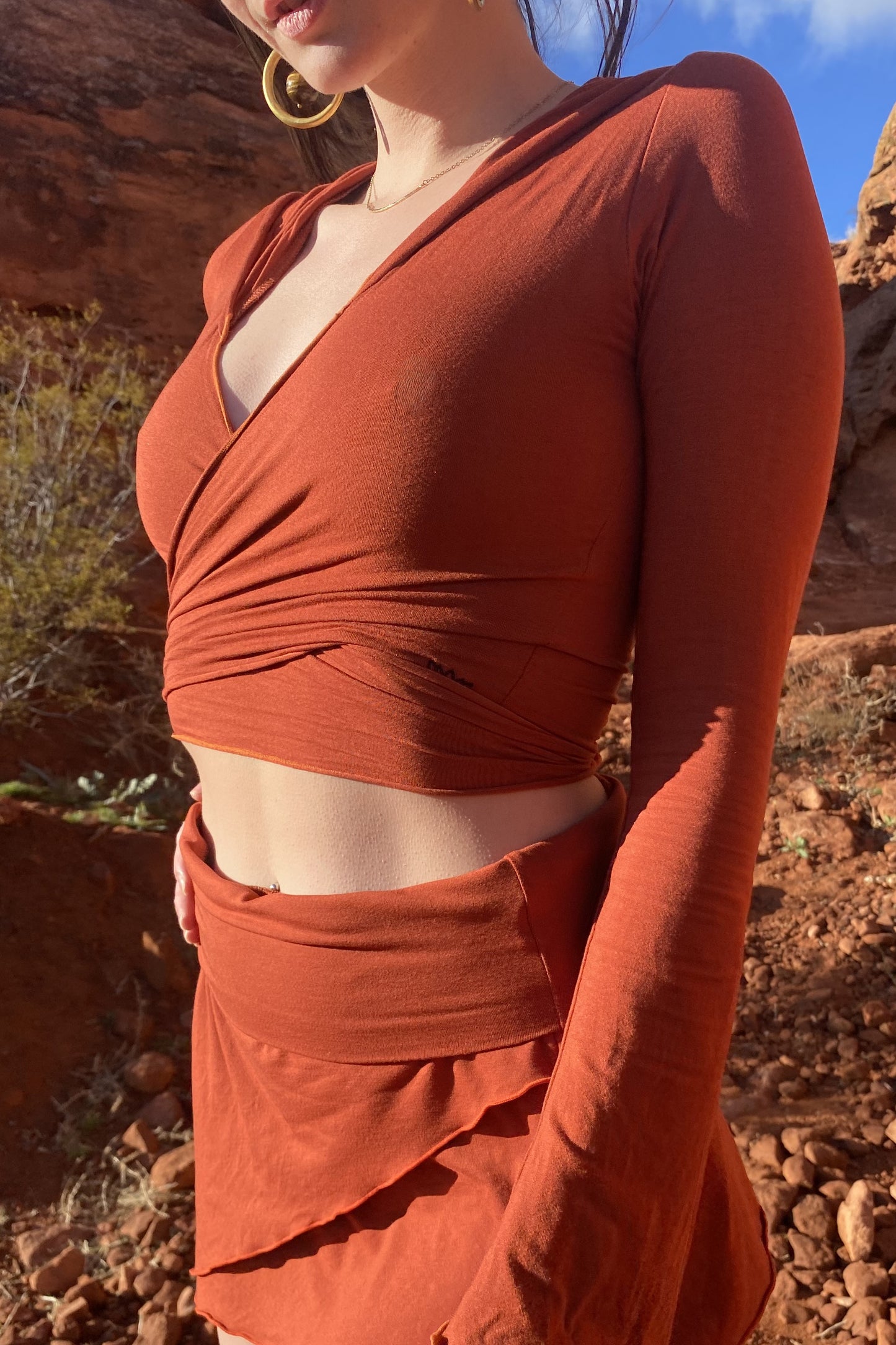 Rust Ninja Wrap Long Sleeve