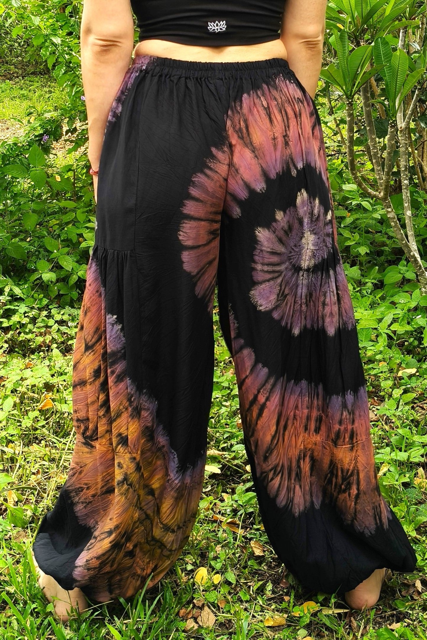 Purple Swirl Harem Pants