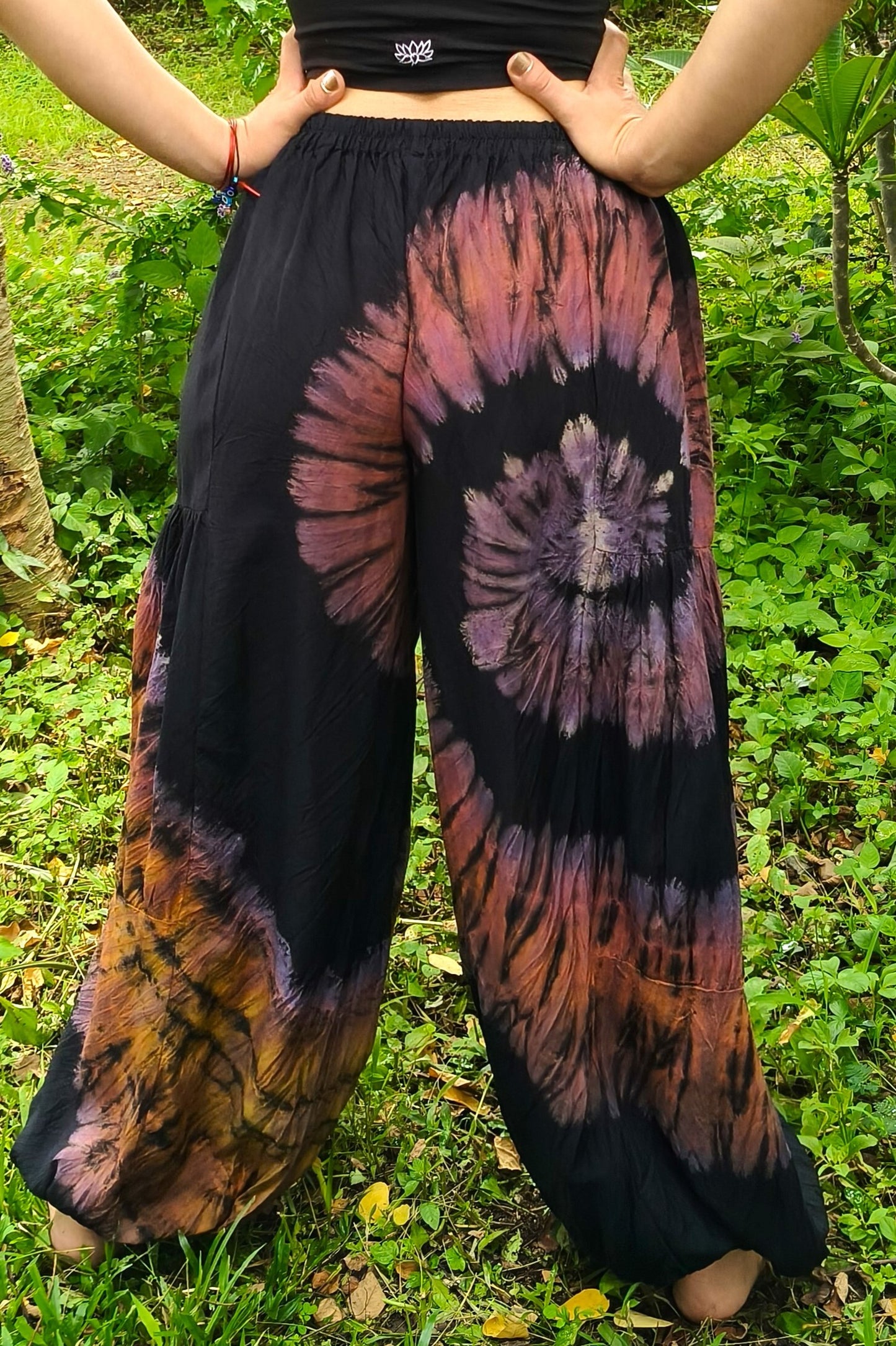 Purple Swirl Harem Pants