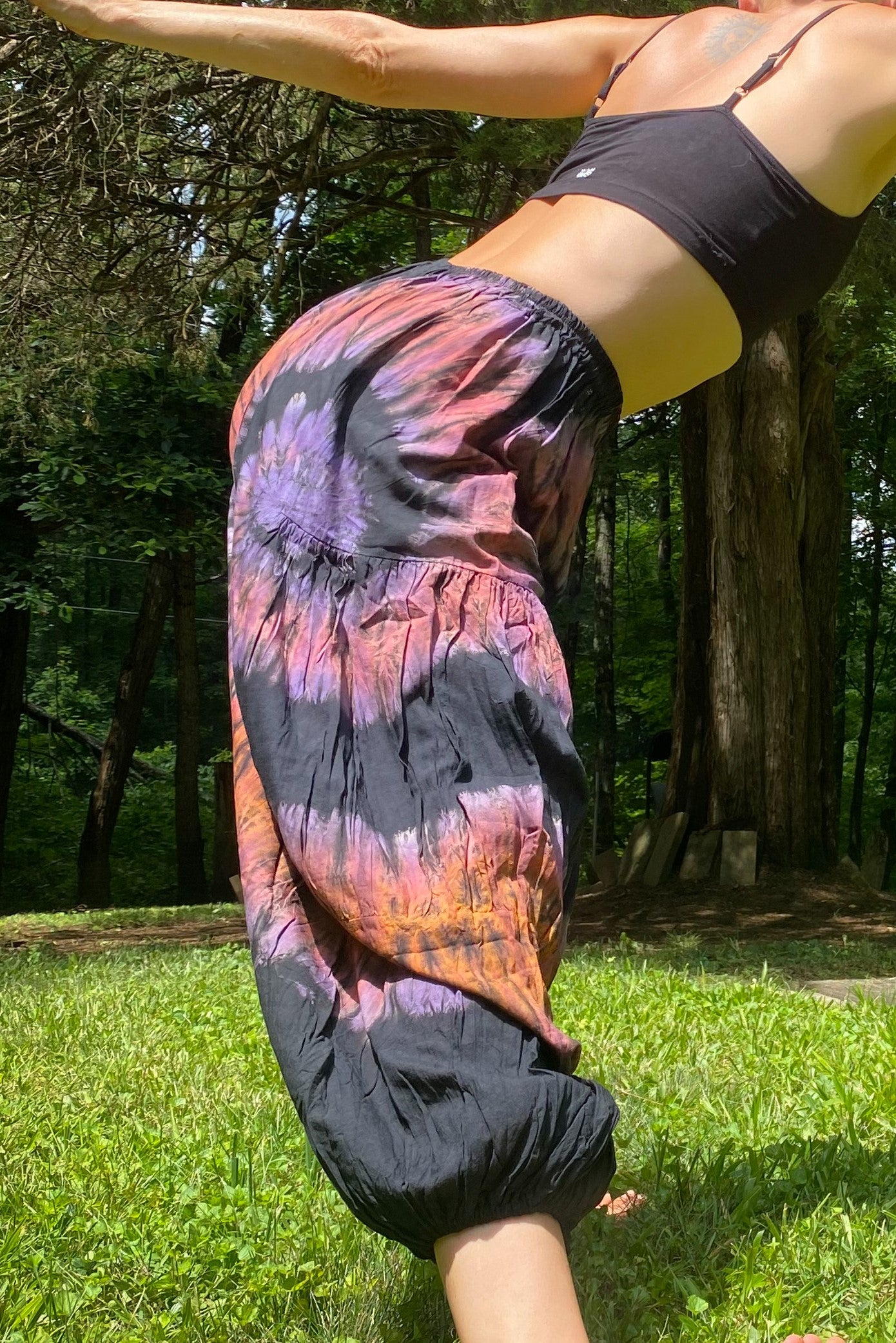 Purple Swirl Harem Pants