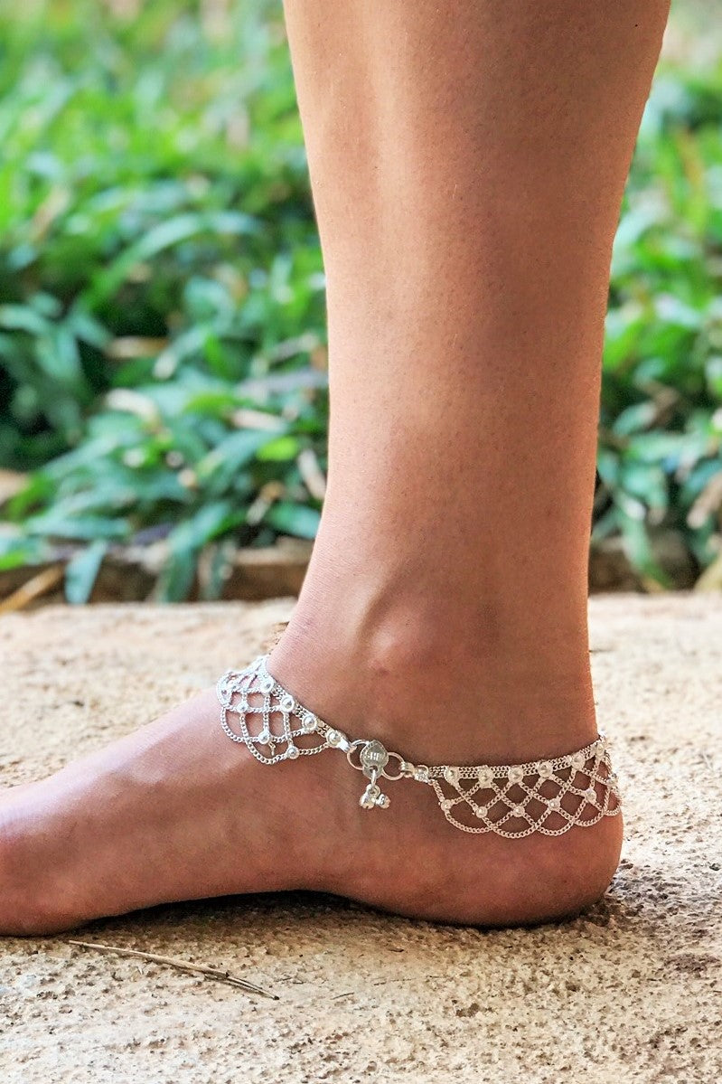 Metal Lace Anklet