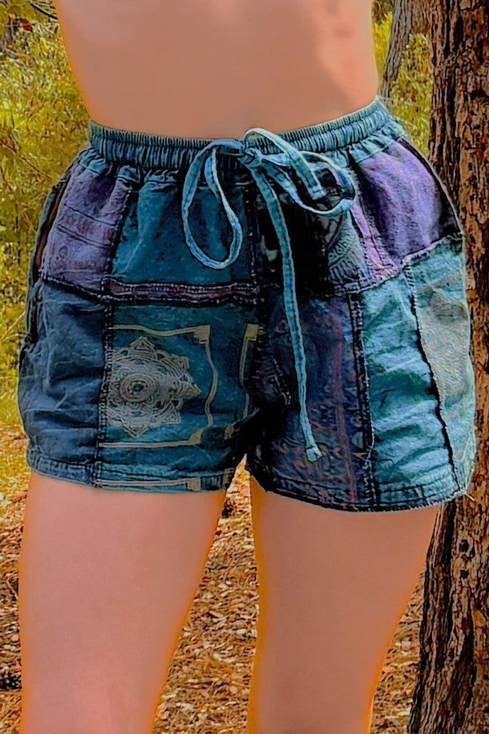 Short Patchwork Shorts