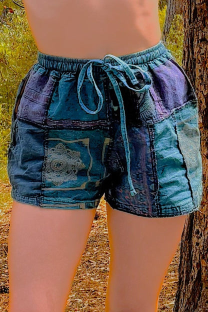 Short Patchwork Shorts