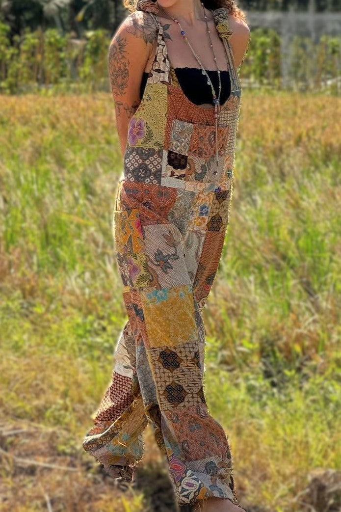 Baggy Patchwork Jumpsuit