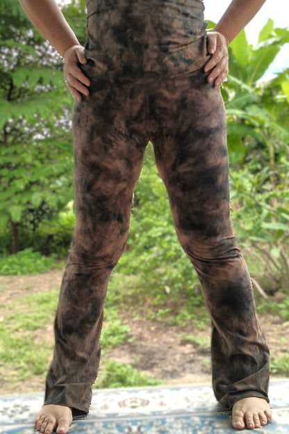 Brown Smoke Flared Pants