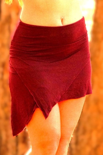 Burgundy Nomad Skirt