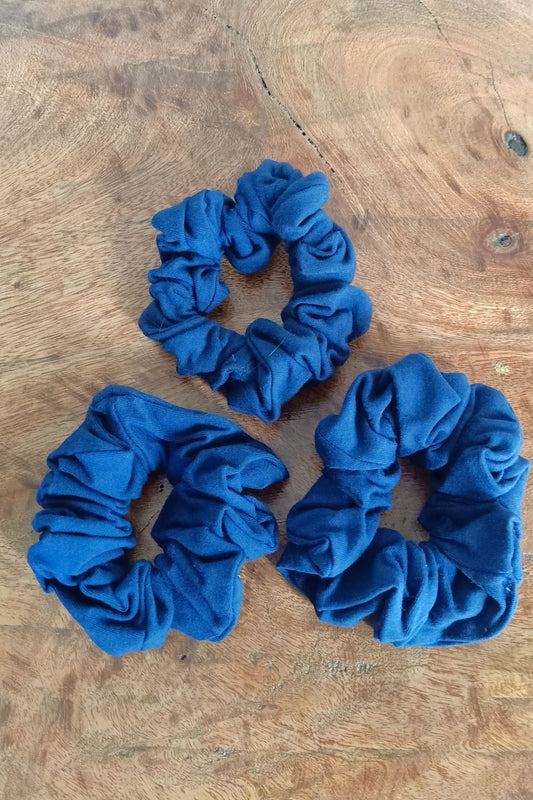 Cobalt Scrunchie 3 Pack