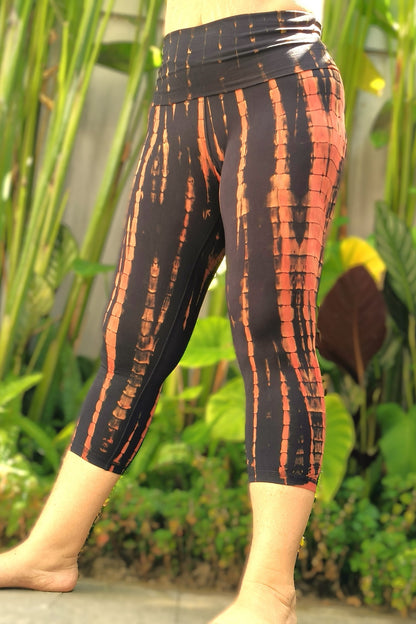 Fire Capri Yoga Pants