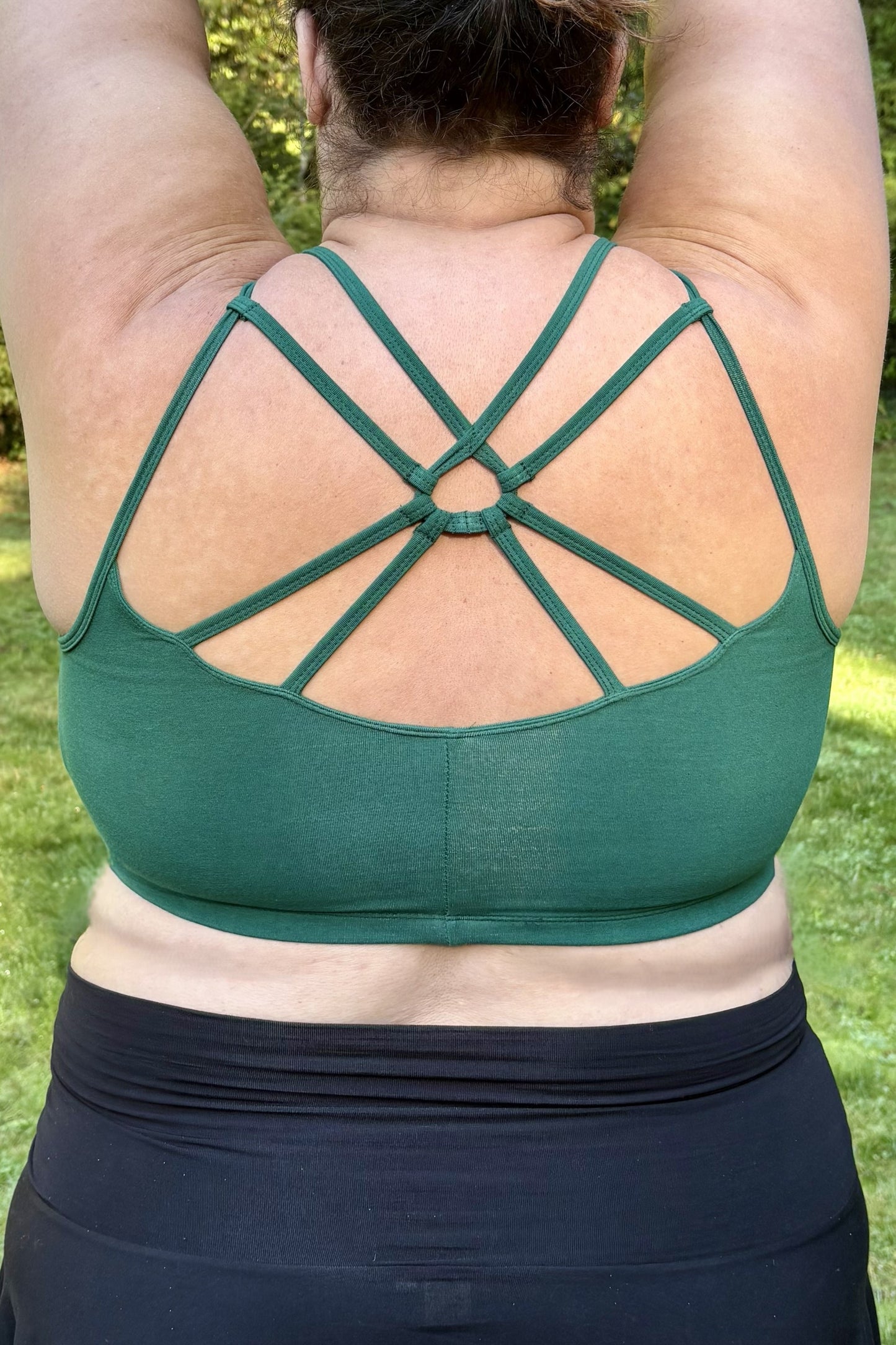 Forest Sunburst Sports Bra