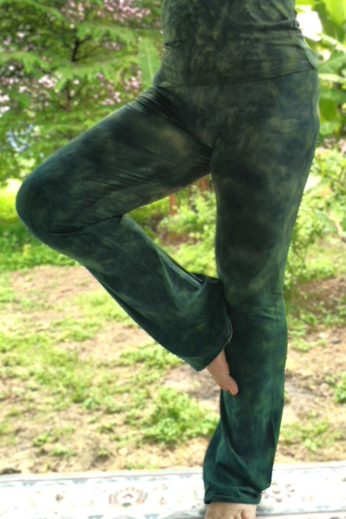 Green Haze Flared Pants