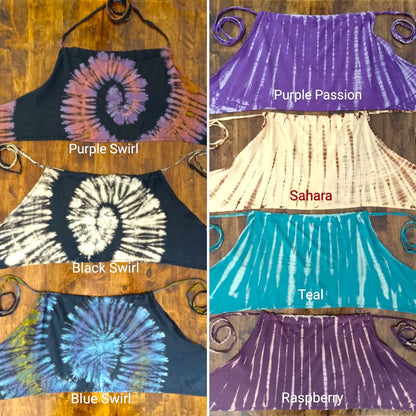 Purple Passion Tie Dye Halter Top