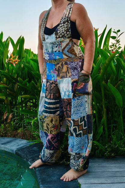 Baggy Patchwork Jumpsuit