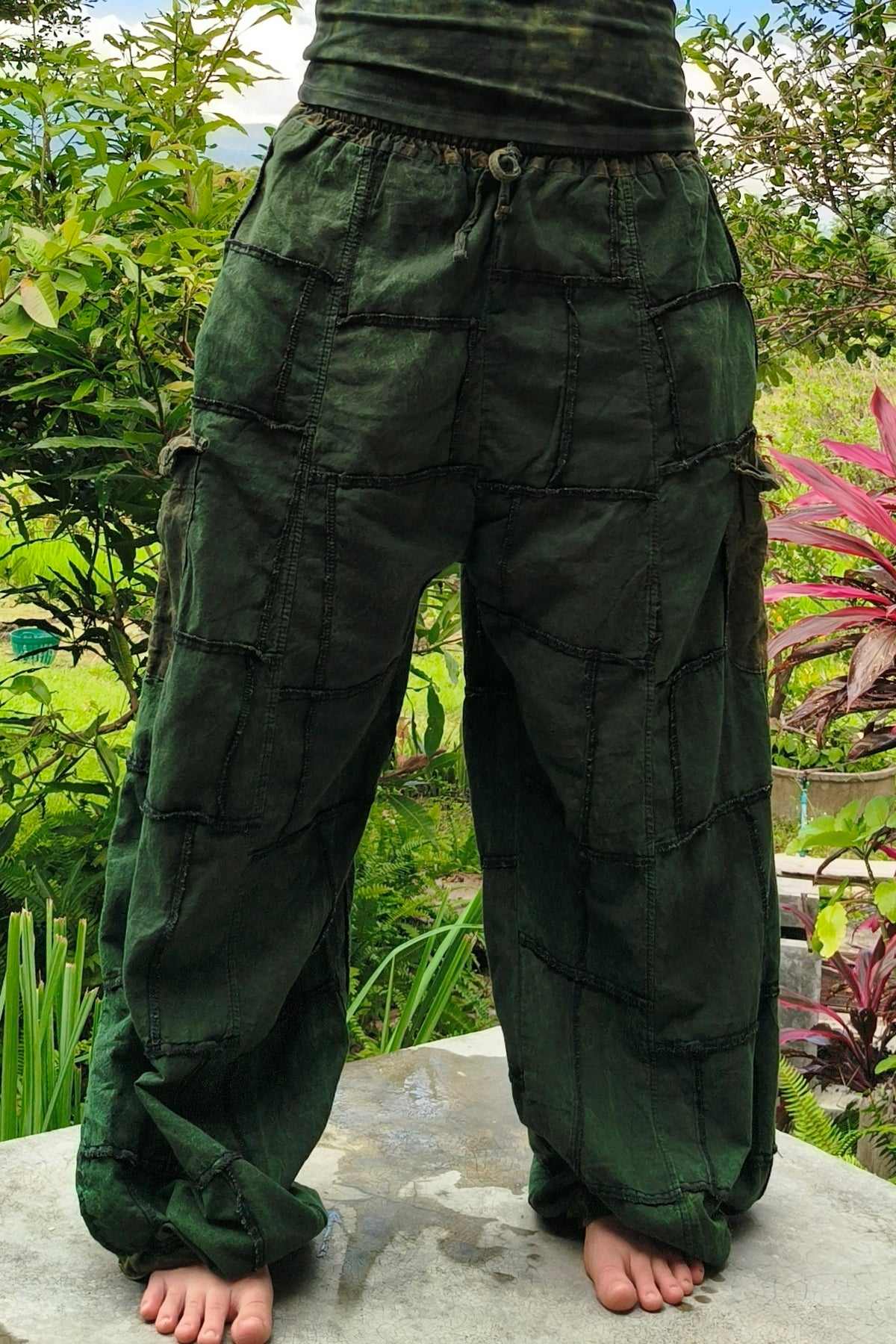 Green Cargo Joggers