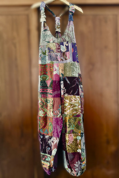 Baggy Patchwork Jumpsuit