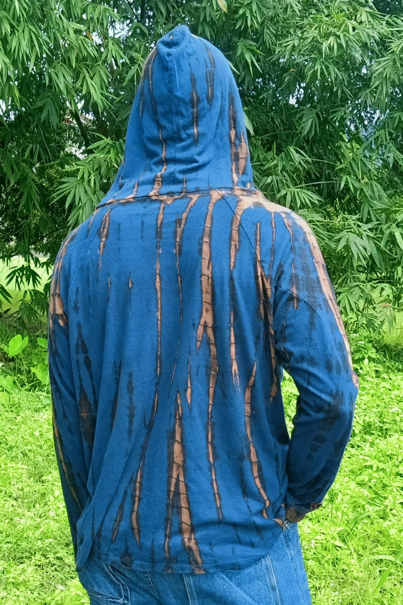 Hemp Hoody in Indigo Earth