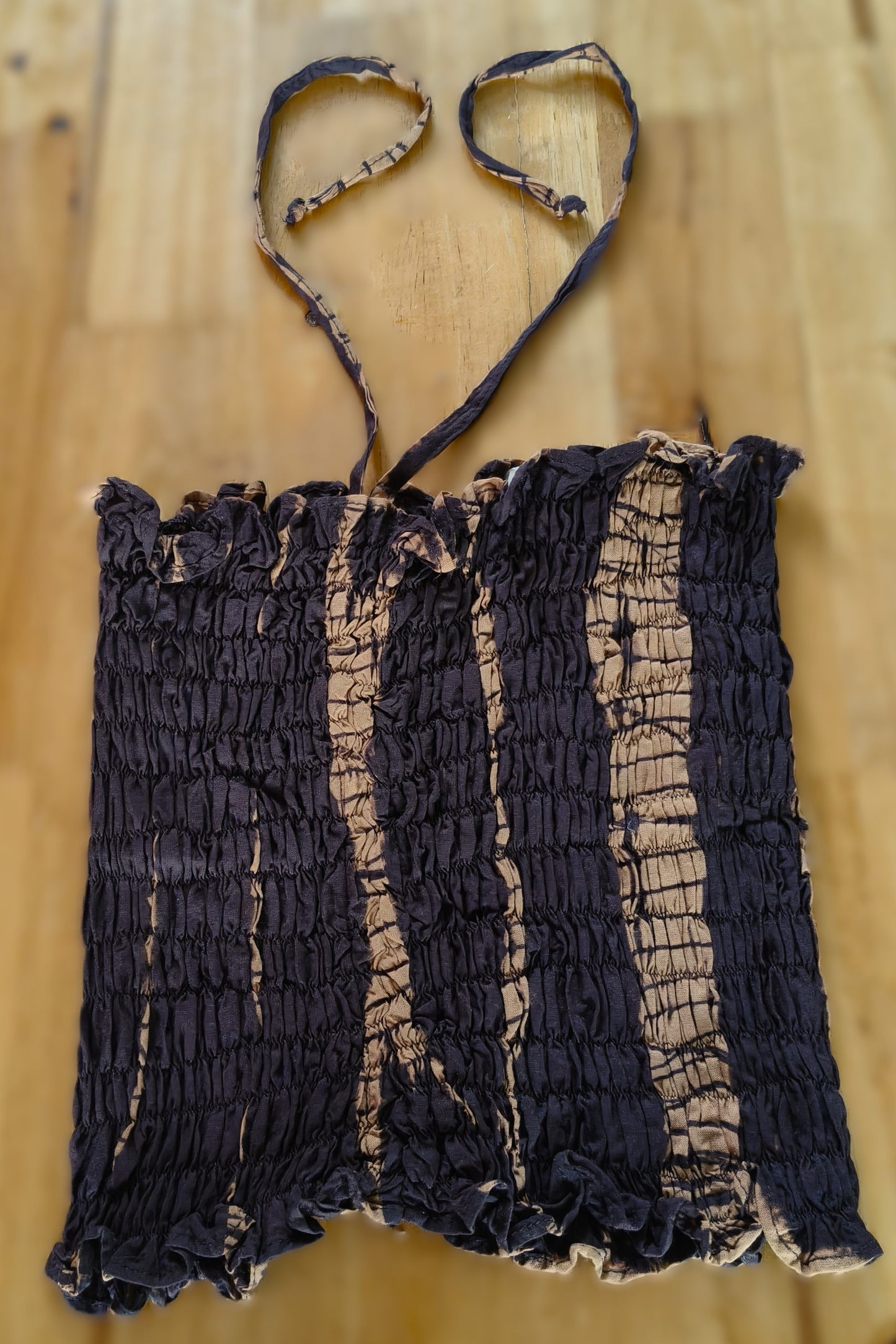 Mocha Latte Cinch Tube Top