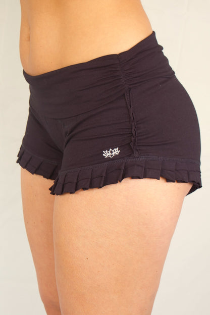 Onyx Ruffle Shorts