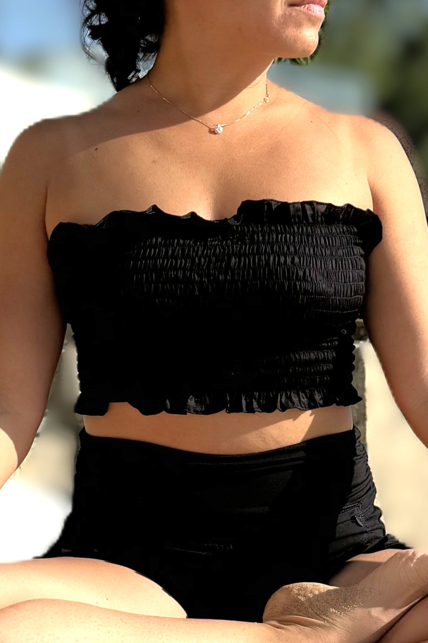 Tube Top in Onyx