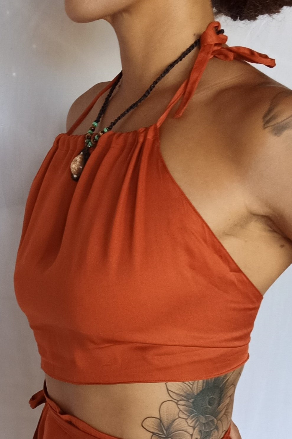 Halter Top in Rust