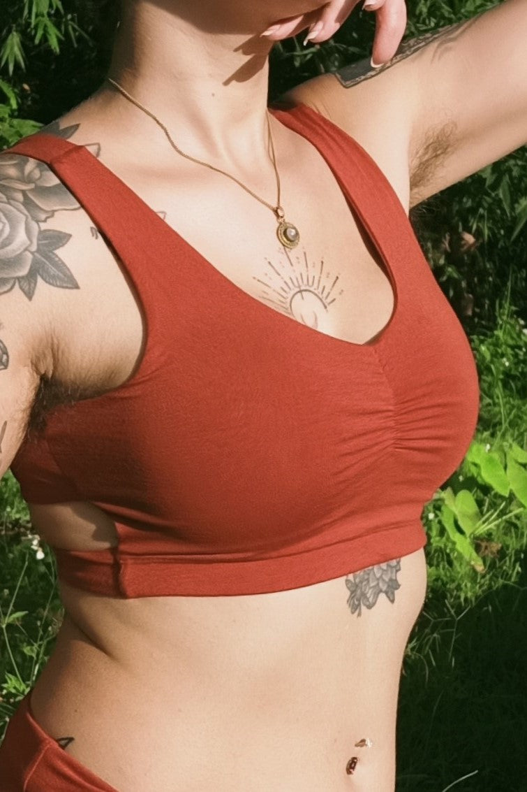 Rust Dakini Bra Top