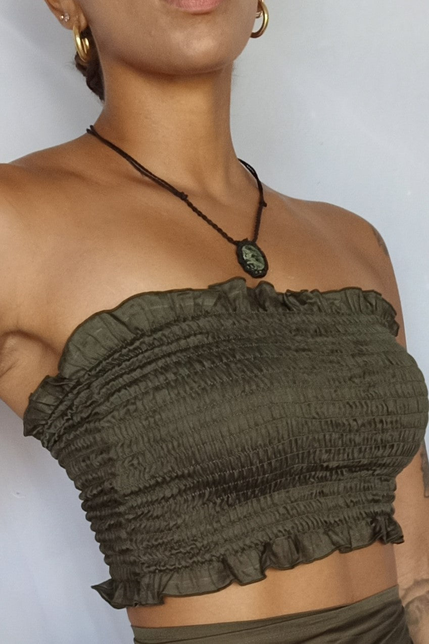 Tube Top in Sage