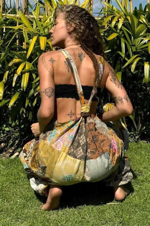Baggy Patchwork Jumpsuit