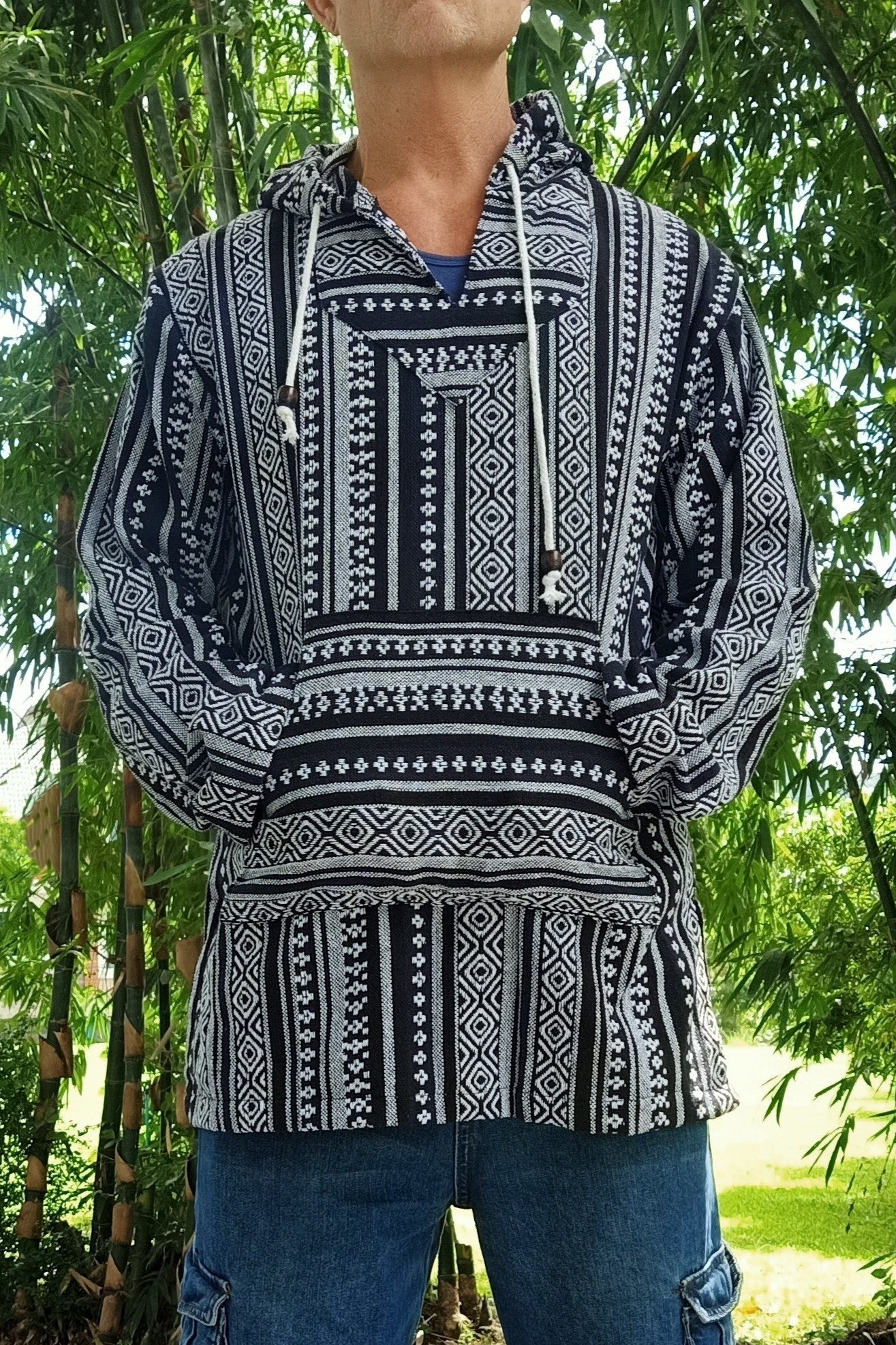 Black & White Thai Hoodie