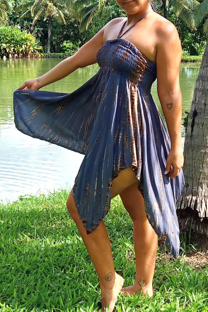 Fae Skirt/Dress in Blue Agave