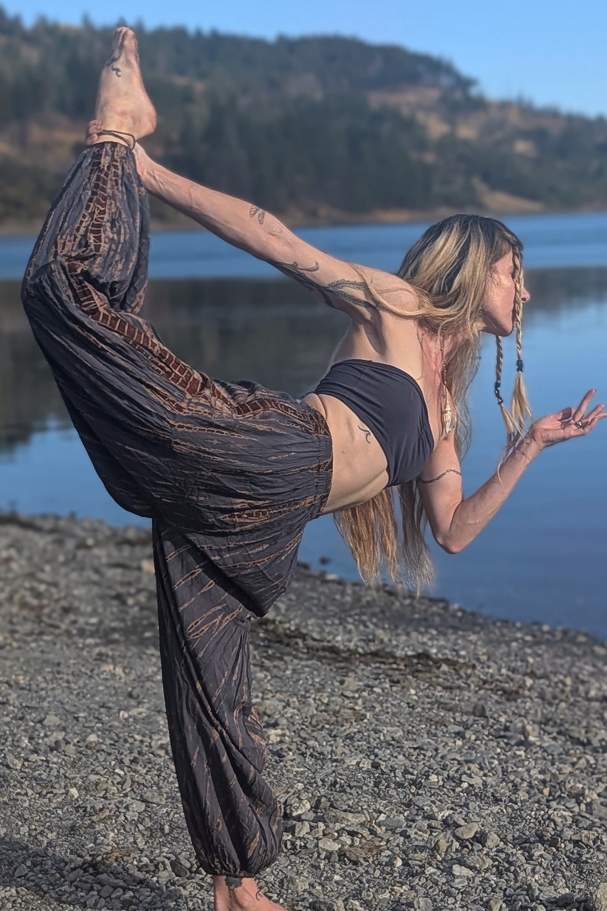 Blue Agave Harem Pants