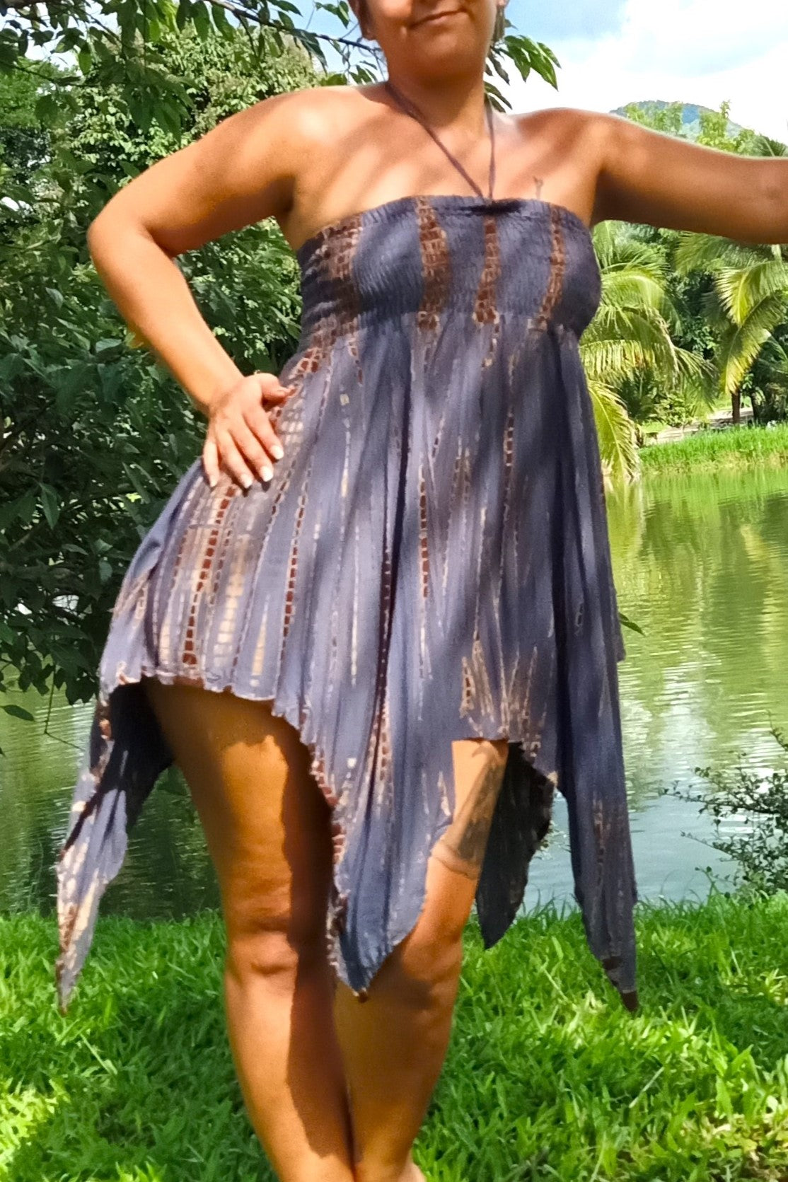 Fae Skirt/Dress in Blue Agave