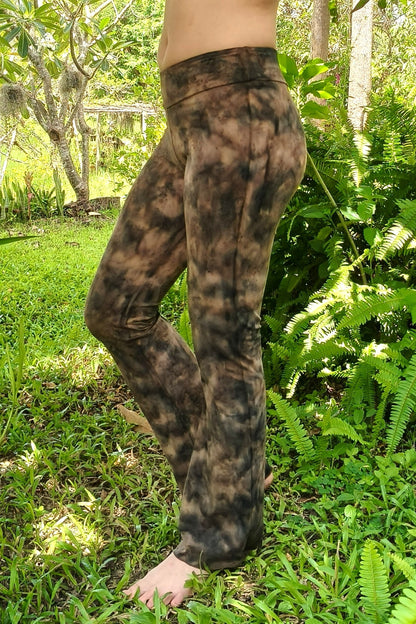 Brown Smoke Flared Pants