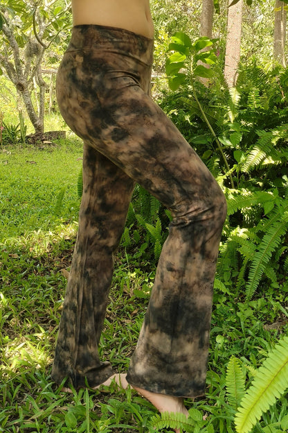 Brown Smoke Flared Pants