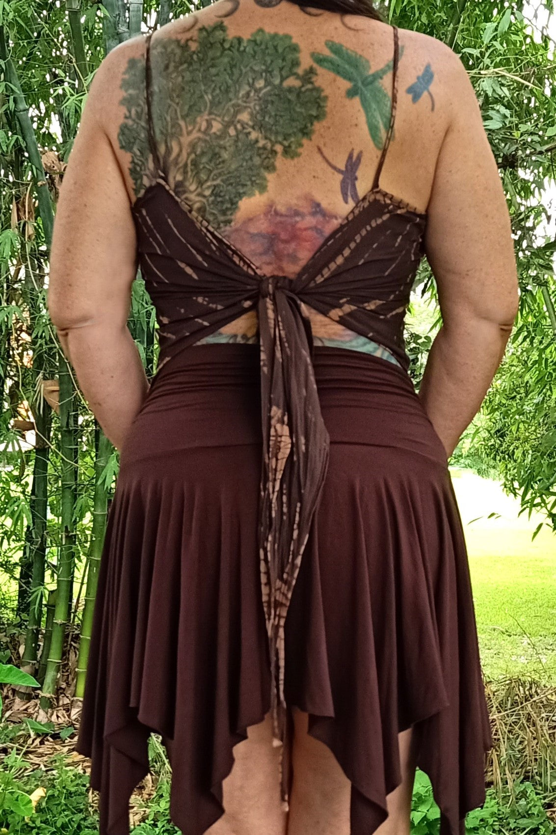 Venus Top in Mocha Latte Tie Dye