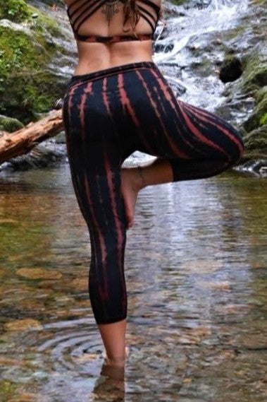 Fire Capri Yoga Pants