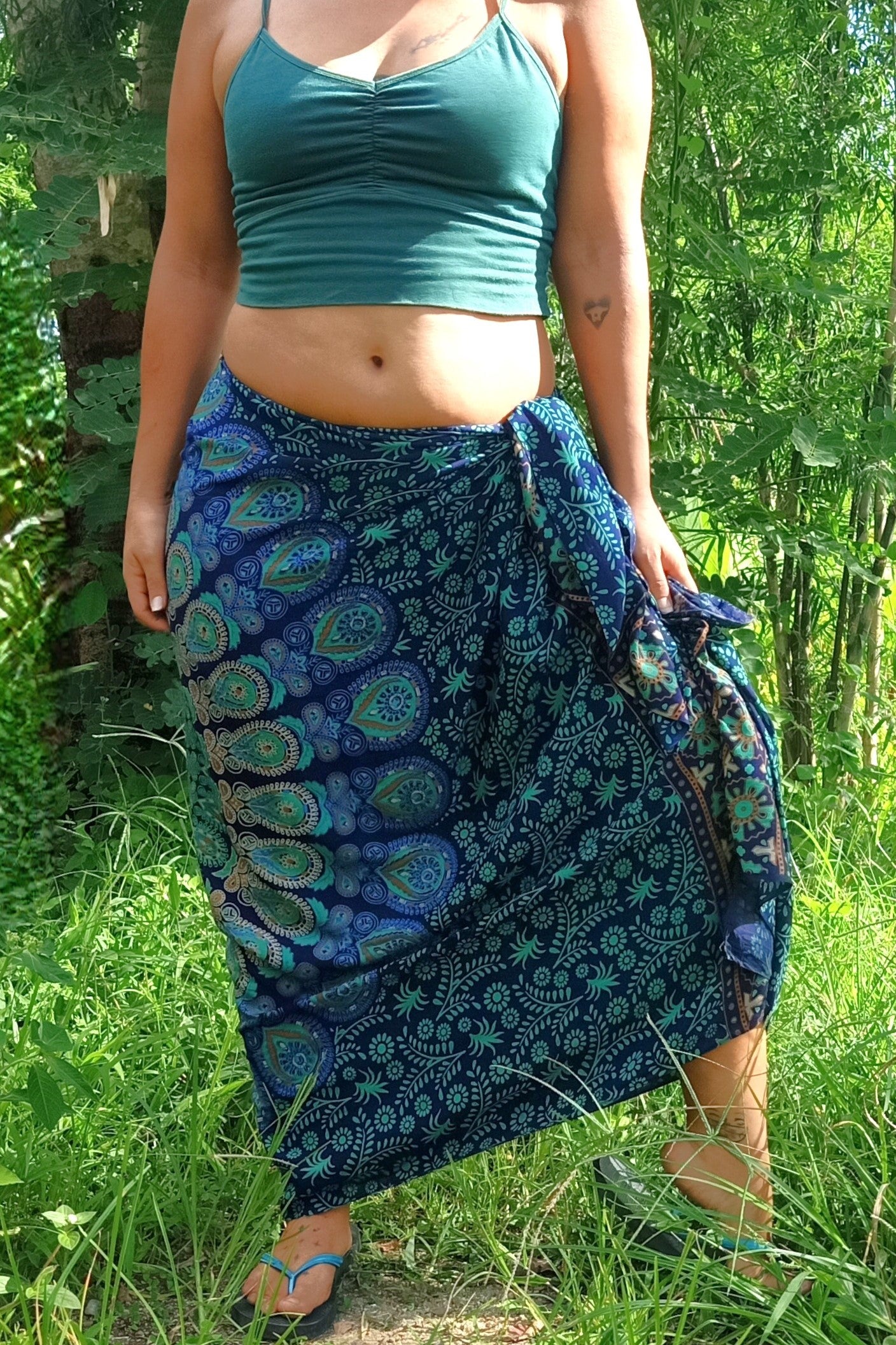 Green/Blue Mandala Sarong