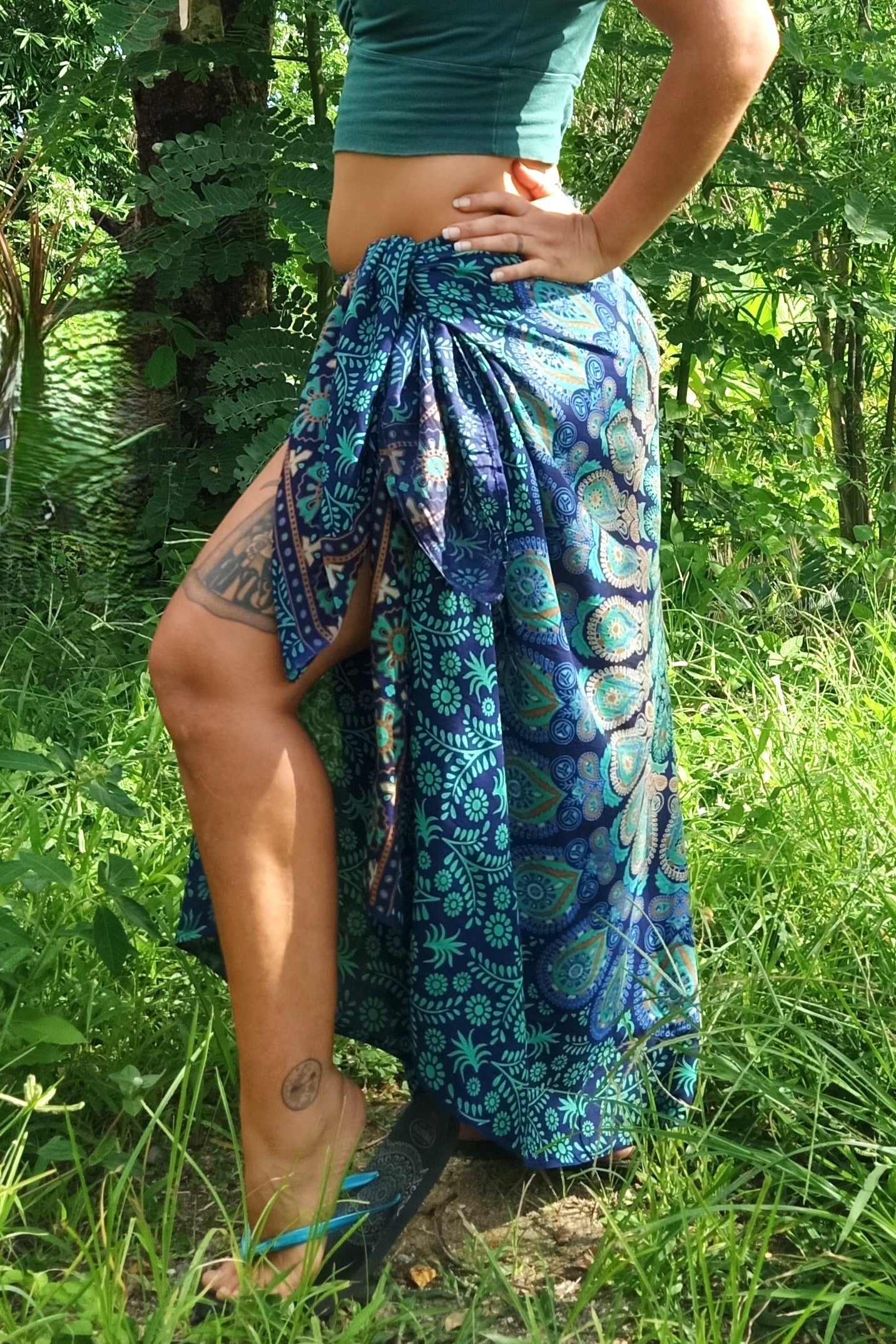 Green/Blue Mandala Sarong