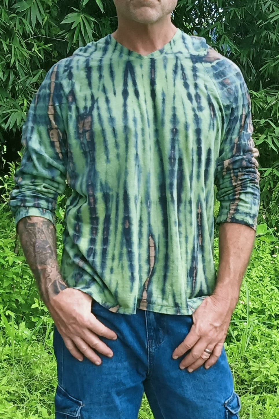 Hemp Hoody in Rainforest