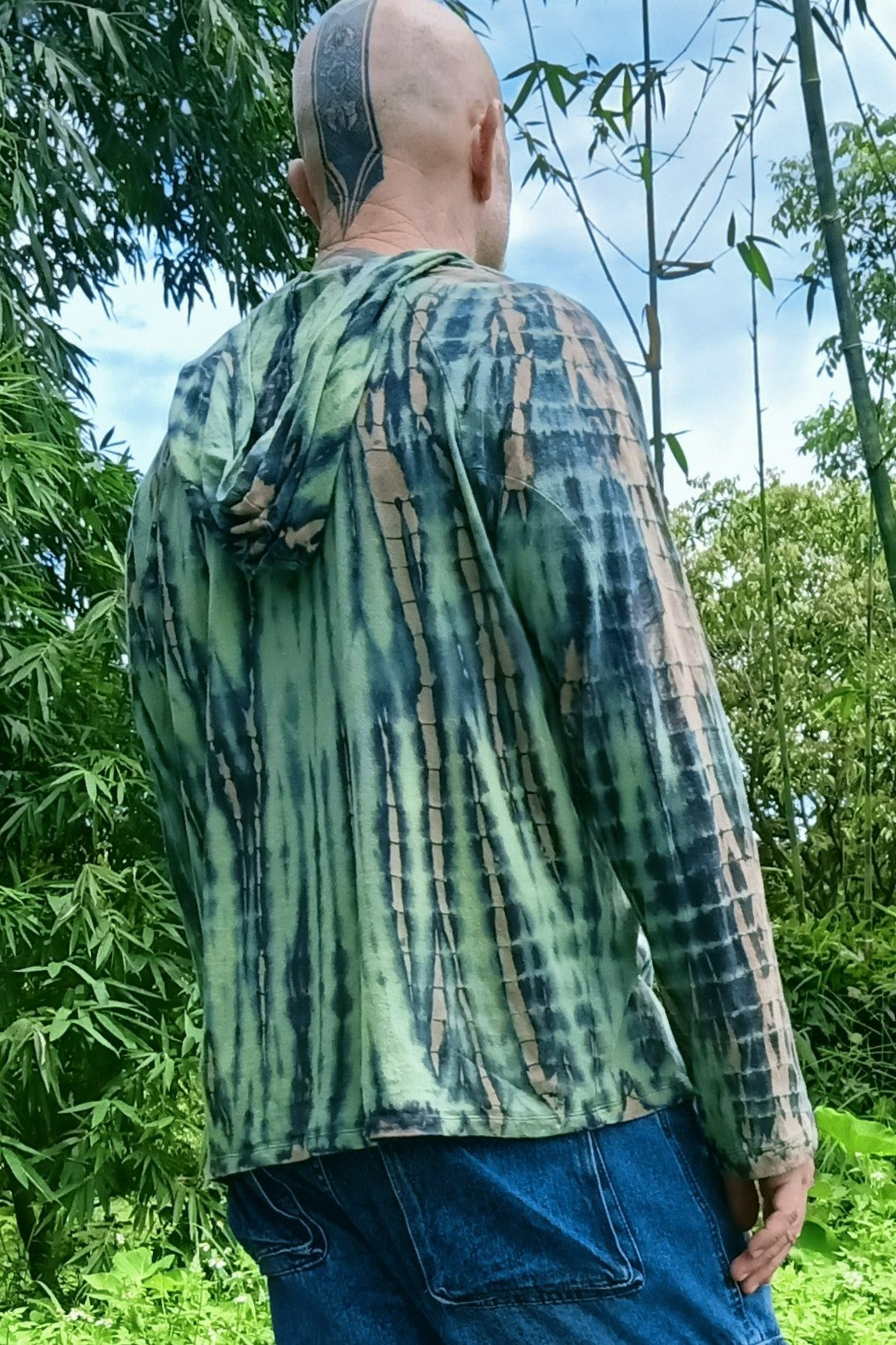 Hemp Hoody in Rainforest