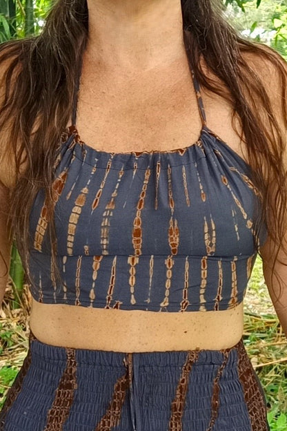 Blue Agave Tie Dye Halter Top