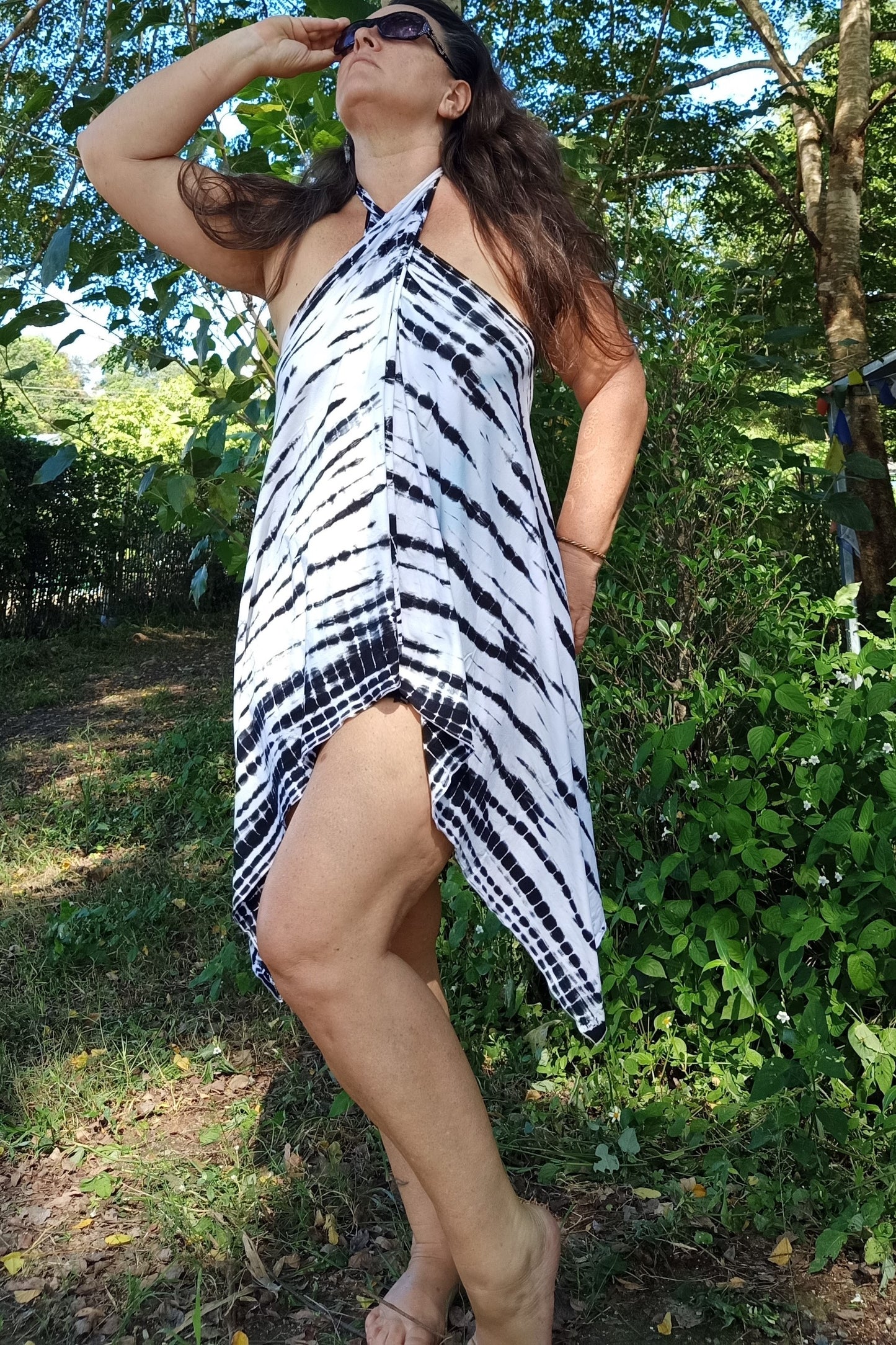 Wrap Dress/Backless Vest in Tao