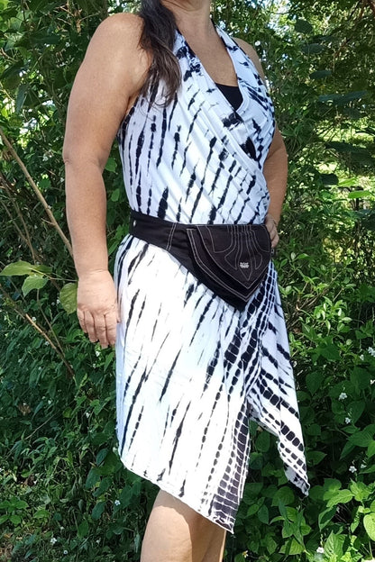 Wrap Dress/Backless Vest in Tao